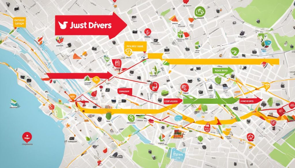 pay rates for just eat drivers