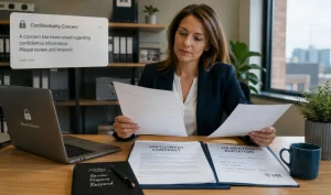 What Should You Do if You Are Accused of Breaching Confidentiality at Work