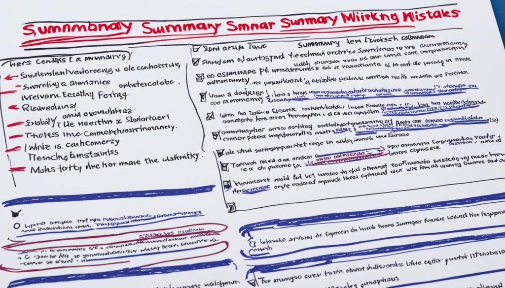 common mistakes in executive summary writing