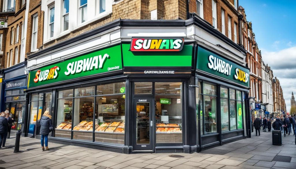 cost of opening a subway in the uk
