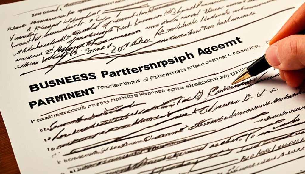 partnership agreement format