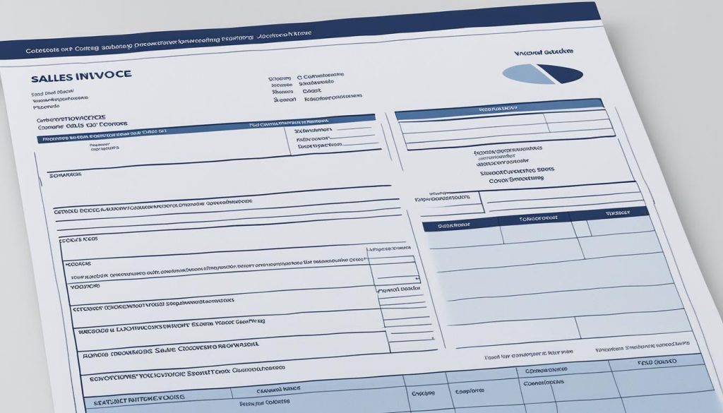 how to create a sales invoice