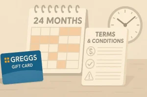 What Are the Greggs Gift Card Expiry and Usage Terms
